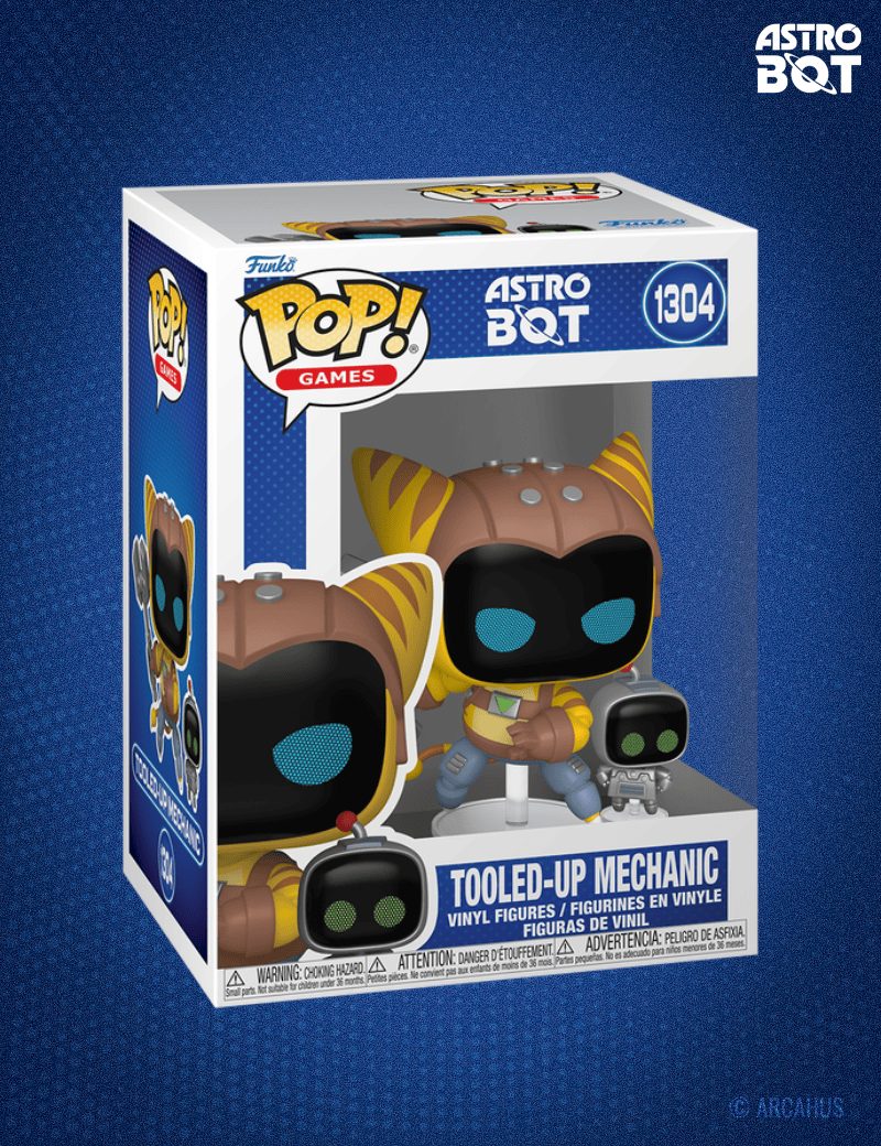 Tooles-Up Mechanic (Ratchet et Clank) n°1304 - Figurine Funko POP! Games Astro Bot
