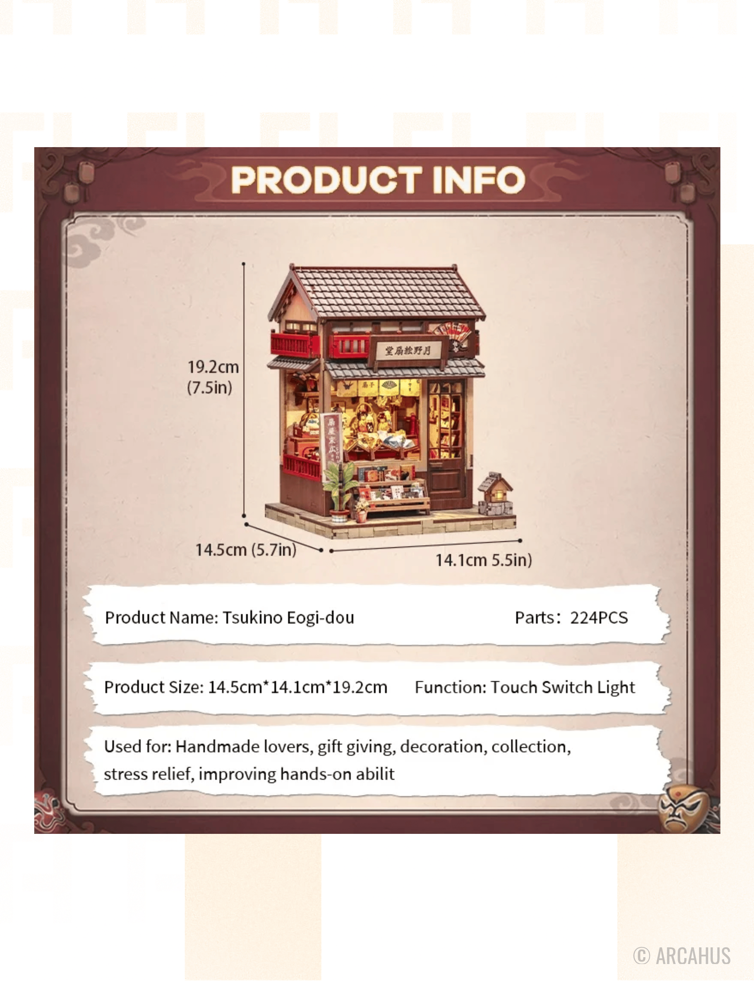 Tsukino Eogi-Dou - Book Nook DIY + Eclairage LED