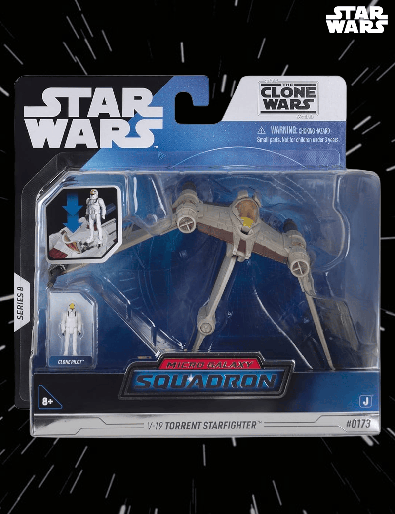 V-19 Torrent Starfighter - Star Wars Micro Galaxy Squadron Series 8 The Clone Wars