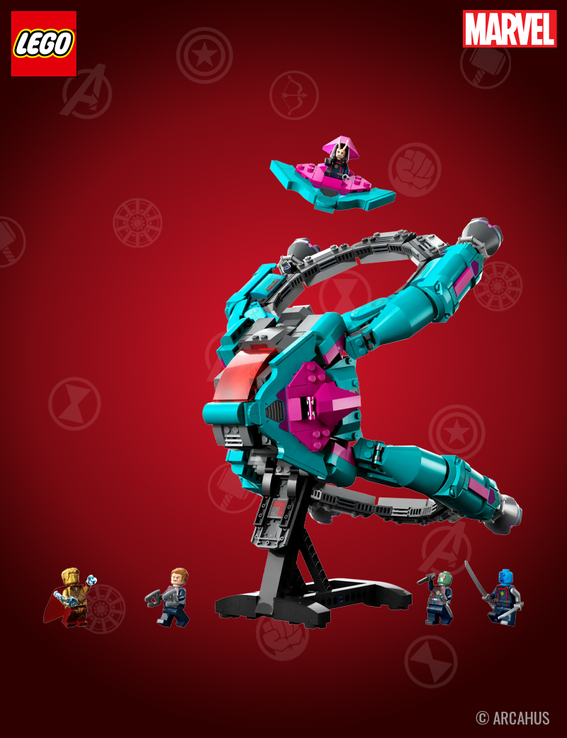 Le nouveau vaisseau des Gardiens - Lego Marvel Guardians of the Galaxy vol 3 76255