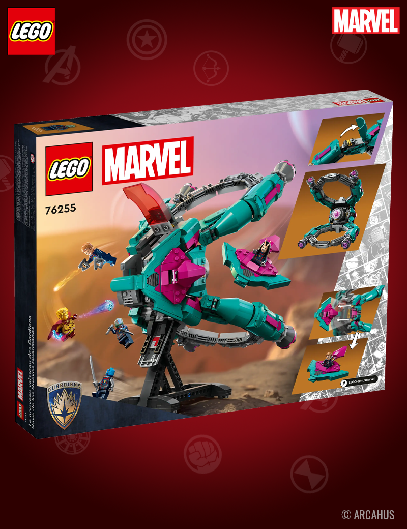 Le nouveau vaisseau des Gardiens - Lego Marvel Guardians of the Galaxy vol 3 76255