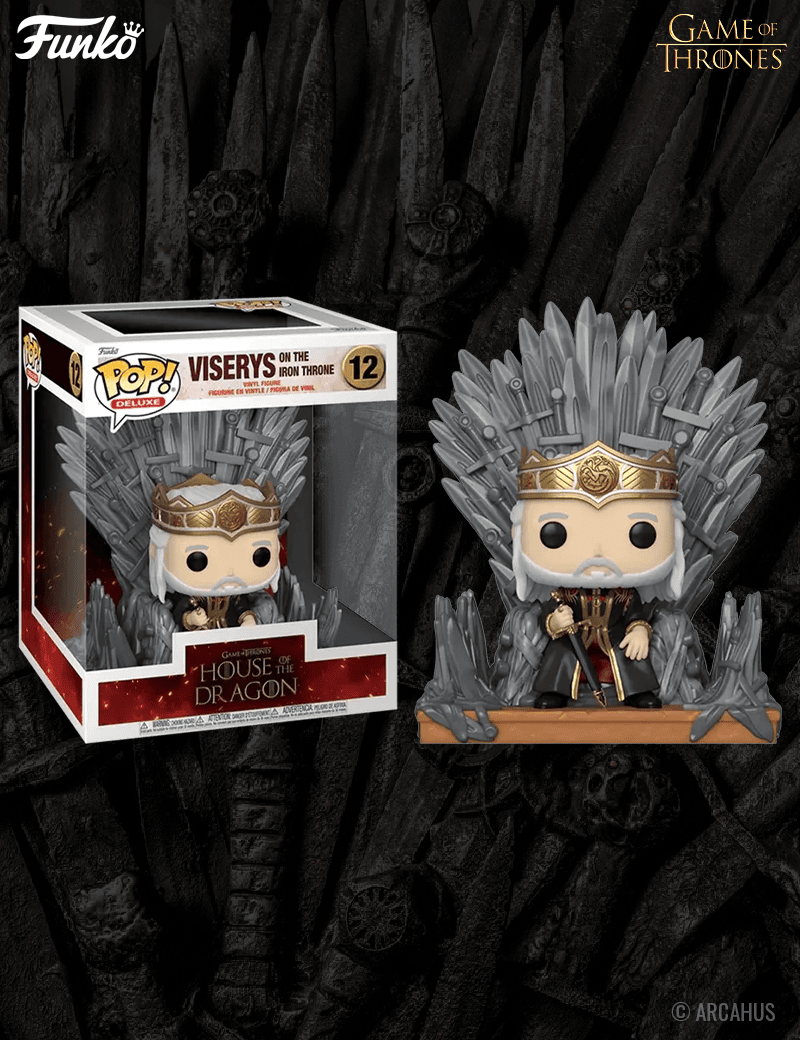 Viserys on the Iron Throne n° 12 - Figurine Funko POP! Deluxe House of the Dragon