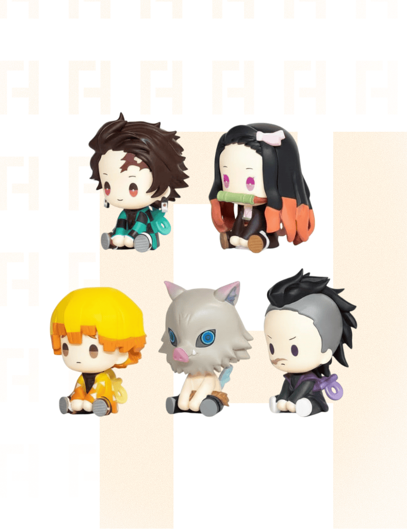 Petatto Nejimali Mascot Vol 1 - Figurine Blind Box 4.5cm Demon Slayer