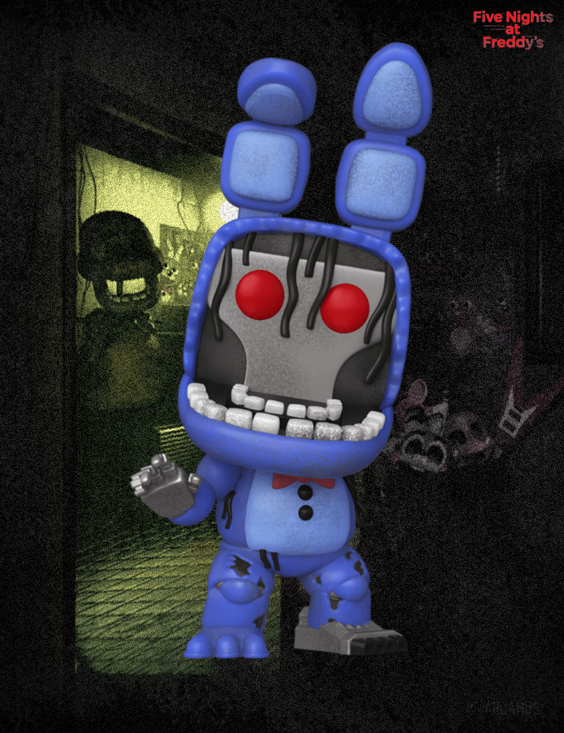 Withered Bonnie n°1083 - Figurine Funko POP! Games Five Nights at Freddy's