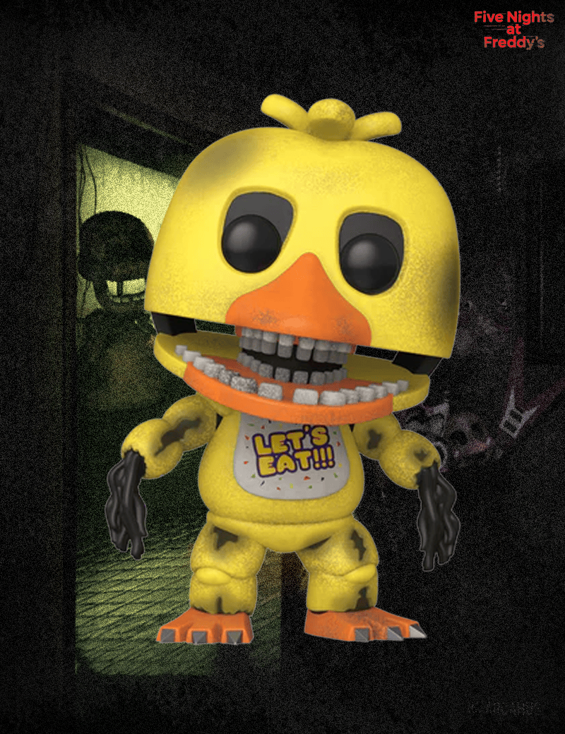 Withered Chica n° 1084 - Figurine Funko POP! Games Five Nights at Freddy's