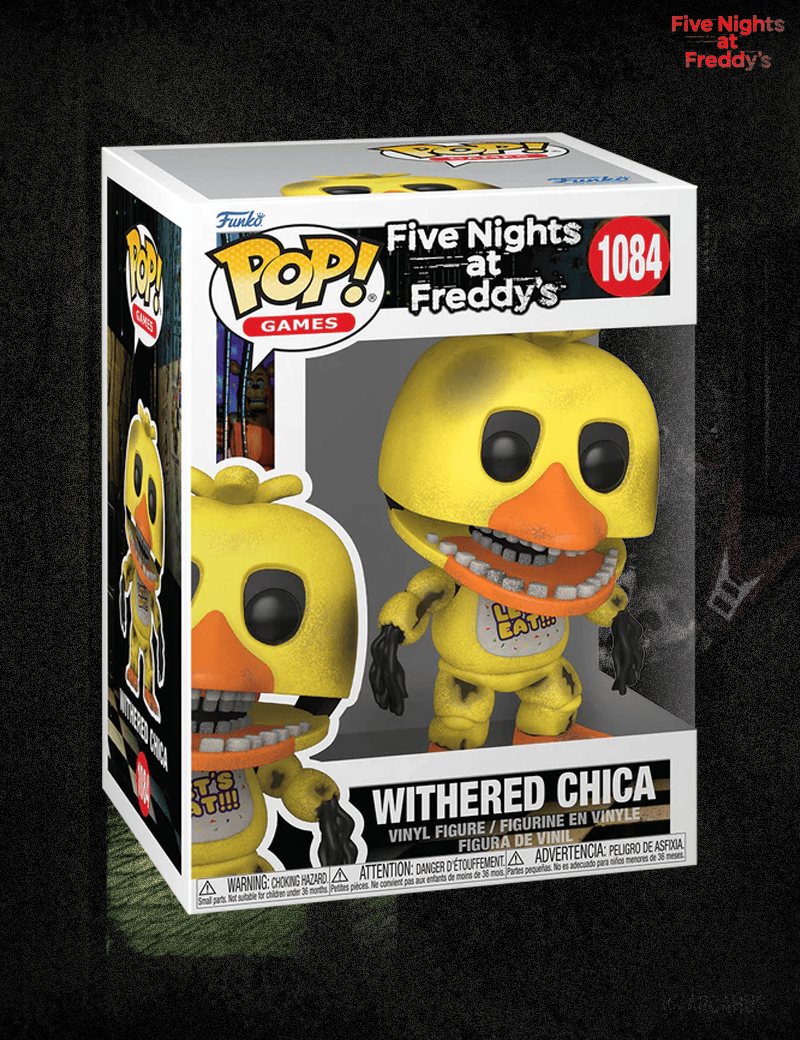 Withered Chica n° 1084 - Figurine Funko POP! Games Five Nights at Freddy's