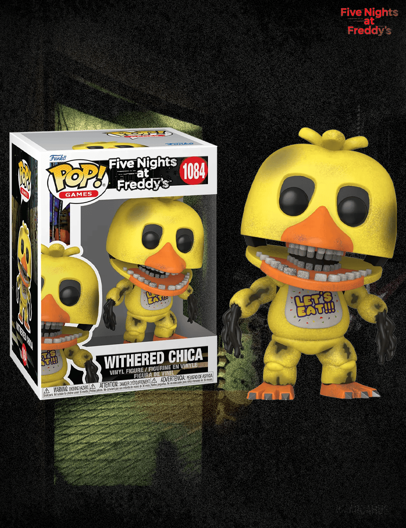 Withered Chica n° 1084 - Figurine Funko POP! Games Five Nights at Freddy's