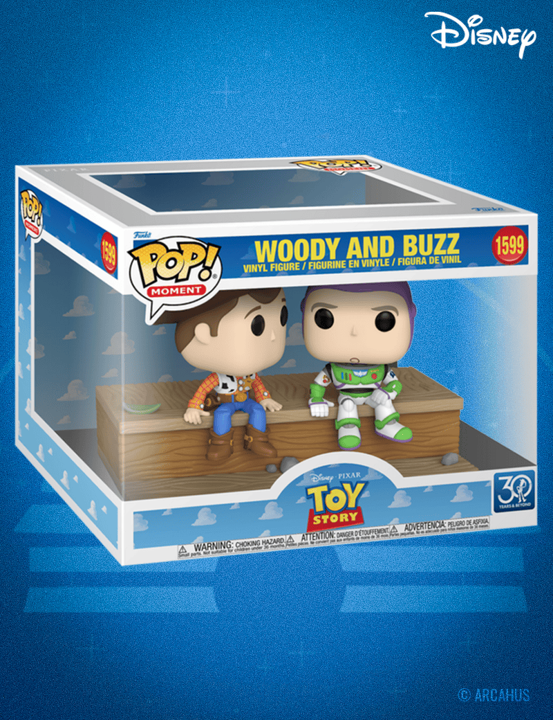 Woody & Buzz n° 1599 - Figurine Funko POP! Disney Pixar Toy Story 30eme Anniversaire