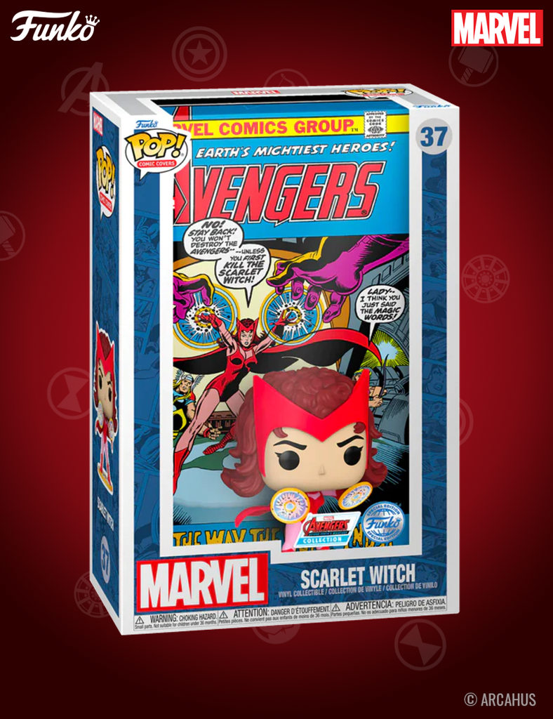 Scarlet Witch n° 37 - Figurine Funko POP! Comic Cover Marvel The Avengers Beyond Earth's Mightiest