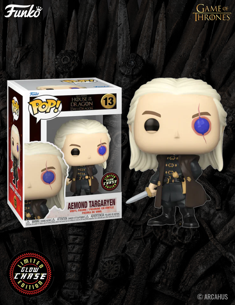 Aemond Targaryen (Chase) n° 13 - Figurine Funko POP! House of the Dragon