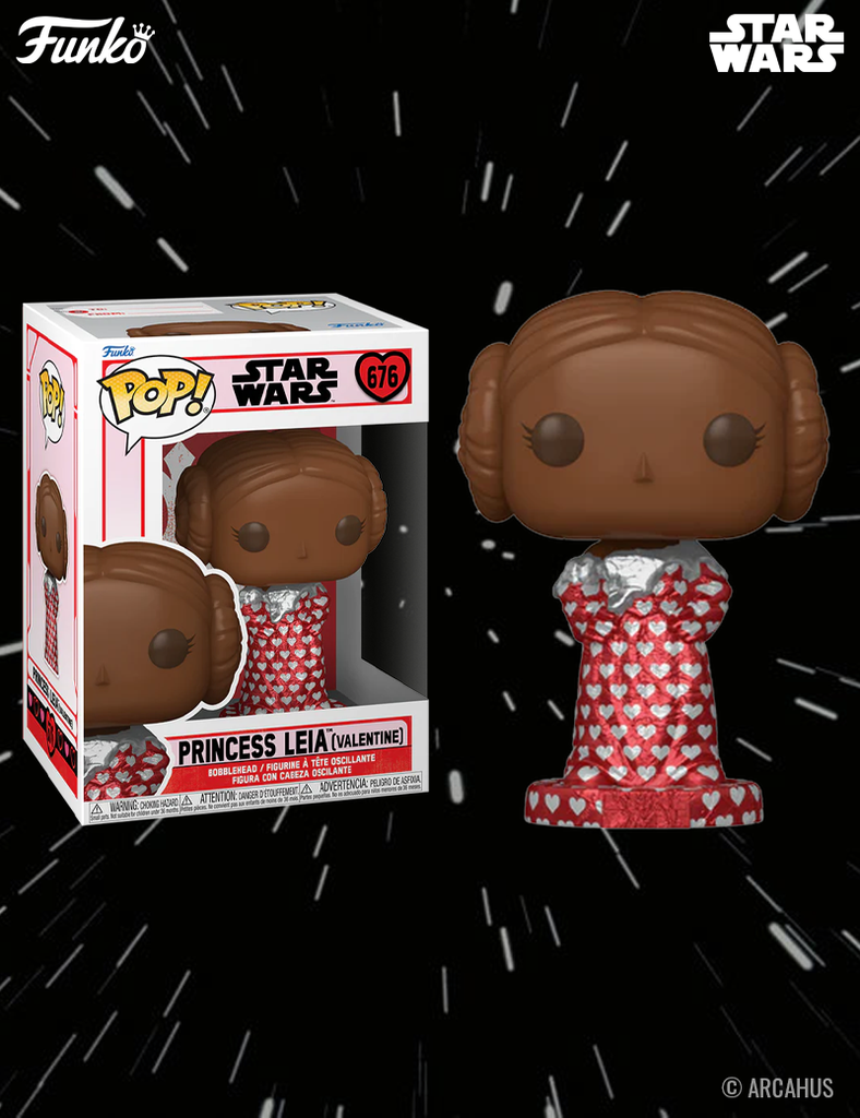 Princess Leie n° 676 - Figurine Funko POP! Star Wars St Valentin