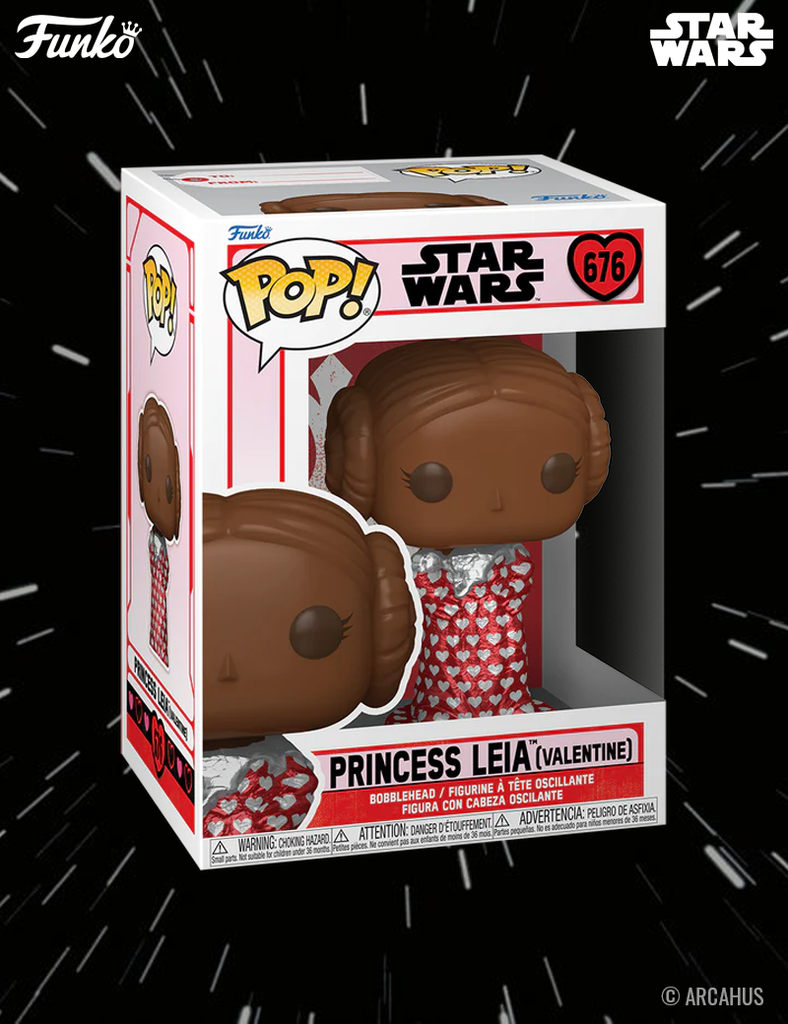 Princess Leie n° 676 - Figurine Funko POP! Star Wars St Valentin