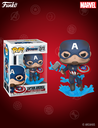 Captain America n° 573 - Figurine Funko POP! Marvel Avengers Endgame