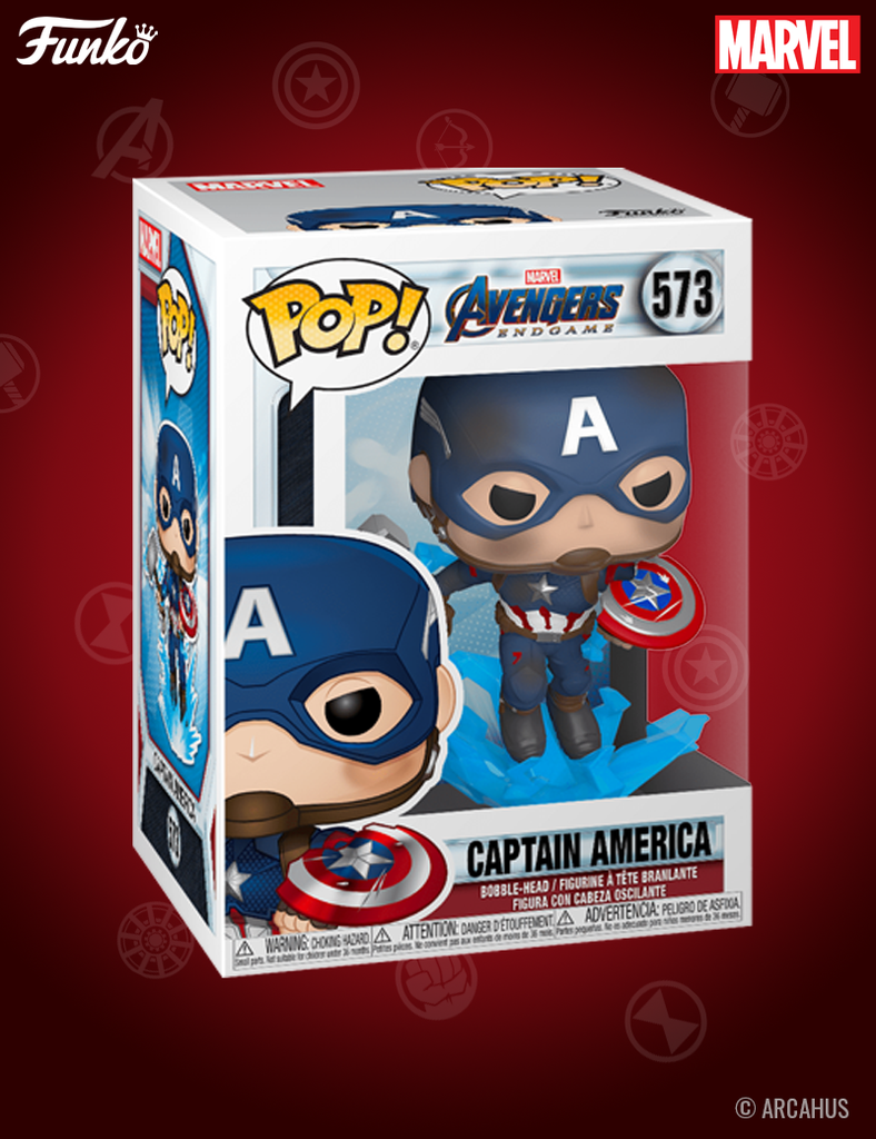 Captain America n° 573 - Figurine Funko POP! Marvel Avengers Endgame