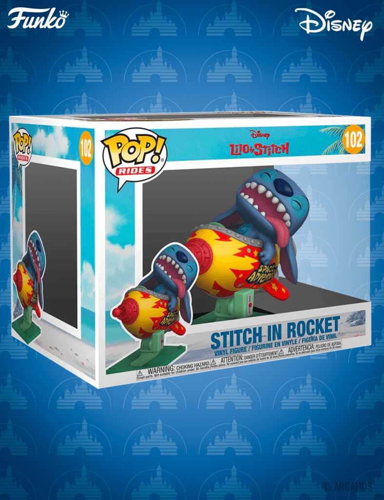 Stich in Rocket n° 102 - Figurine Funko POP! Rides Disney Lilo & Stitch