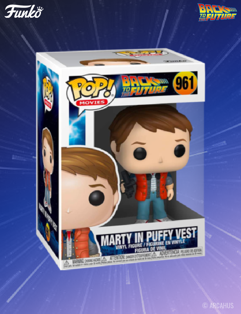 Marty in Puffy Vest n° 961 - Figurine Funko POP! Retour vers le Futur