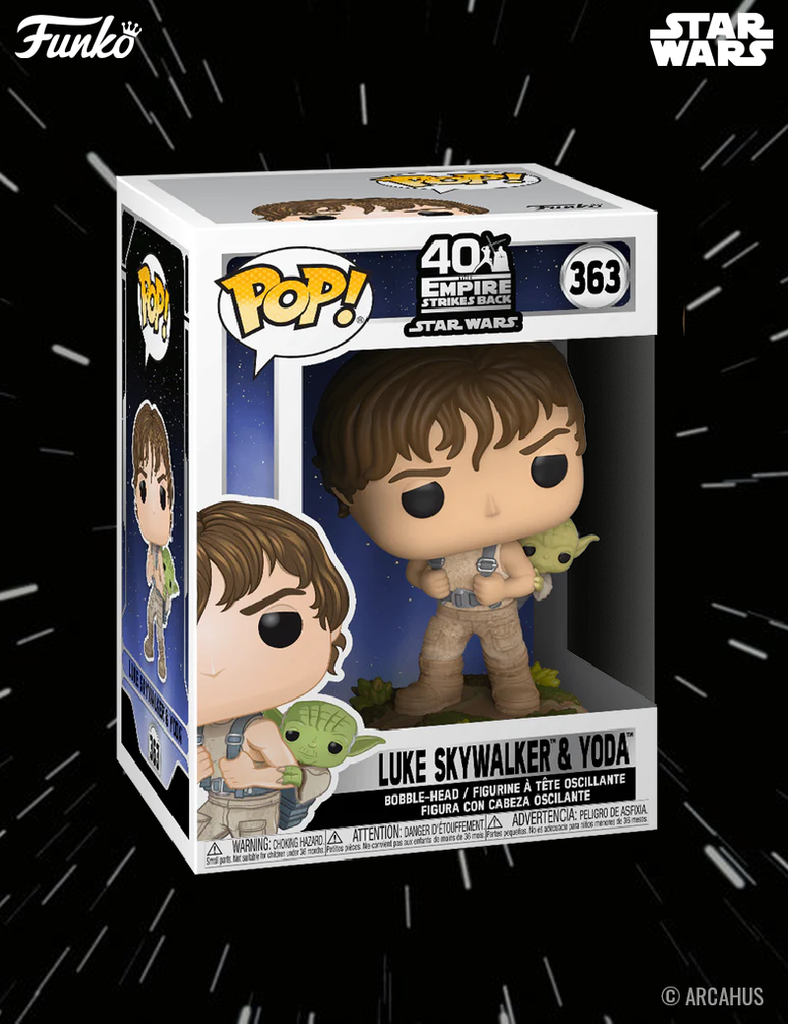 Luke Skywalker & Yoda n° 363 - Figurine Funko POP! Star Wars