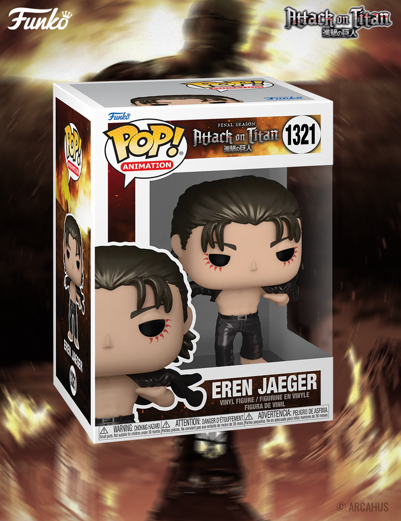 Eren Jaeger n° 1321 - Figurine Funko POP! Animation L'Attaque des Titans