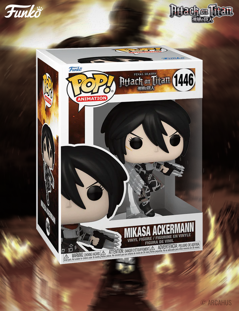 Mikasa Ackermann n° 1446 - Figurine Funko POP! Animation L'Attaque des Titans