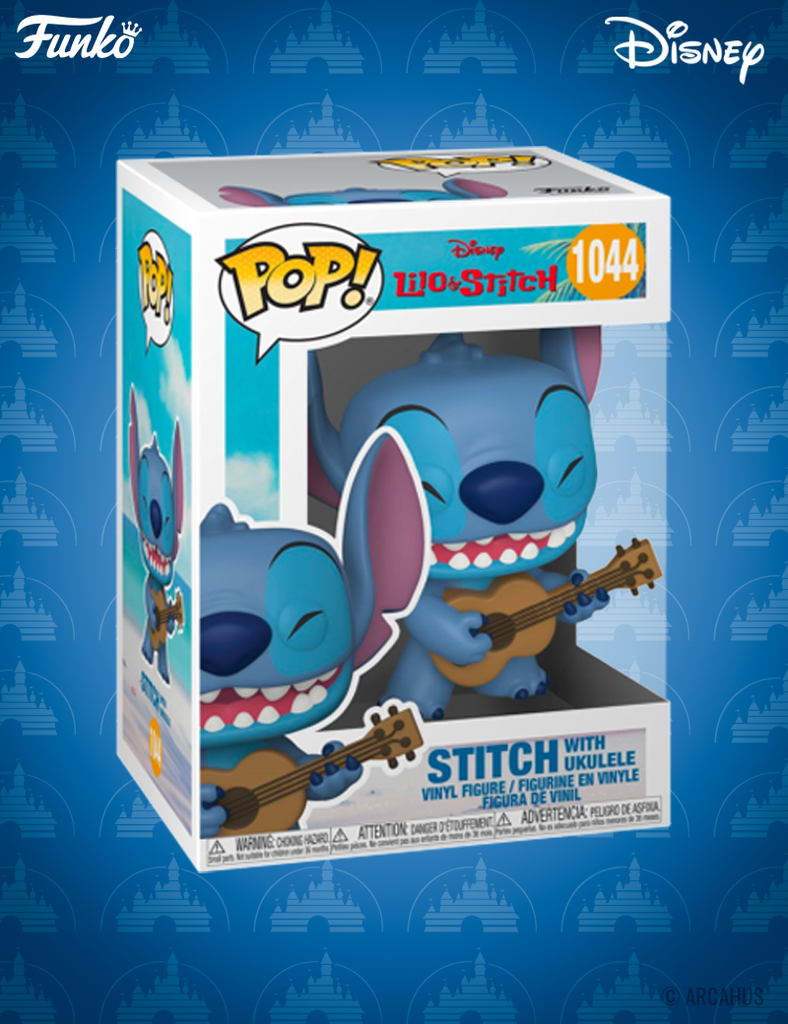 Stitch with Ukulele n° 1044 - Figurine Funko POP! Disney 
Lilo & Stitch