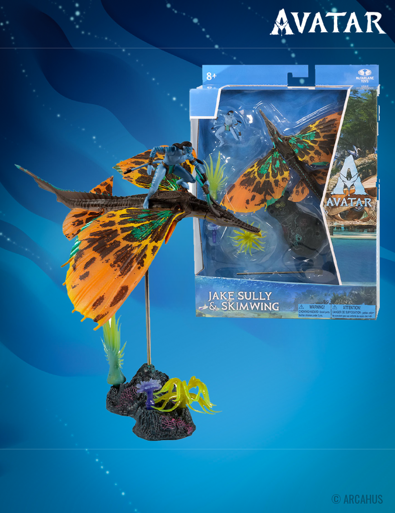 Jake Sully & Skimwing - Avatar World of Pandora - 17 cm