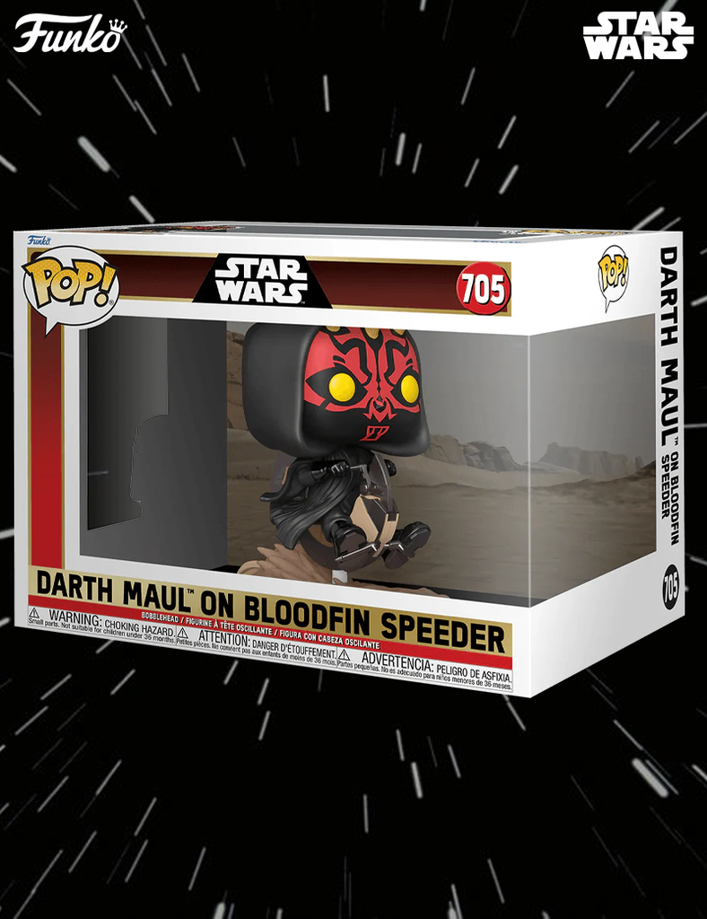 Darth Maul on Bloodfin Speeder n° 705 - Figurine Funko POP! Deluxe Star Wars