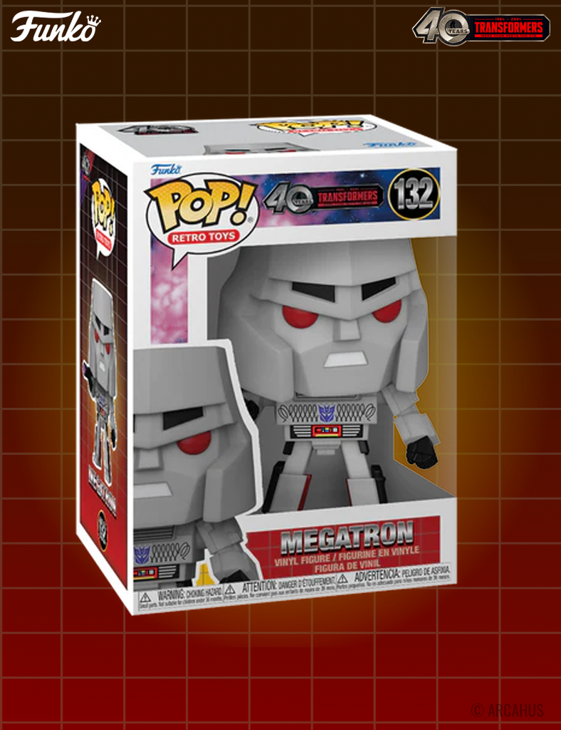 Megatron n° 132 - Figurine Funko POP! Retro Toys Transformers 40 ans