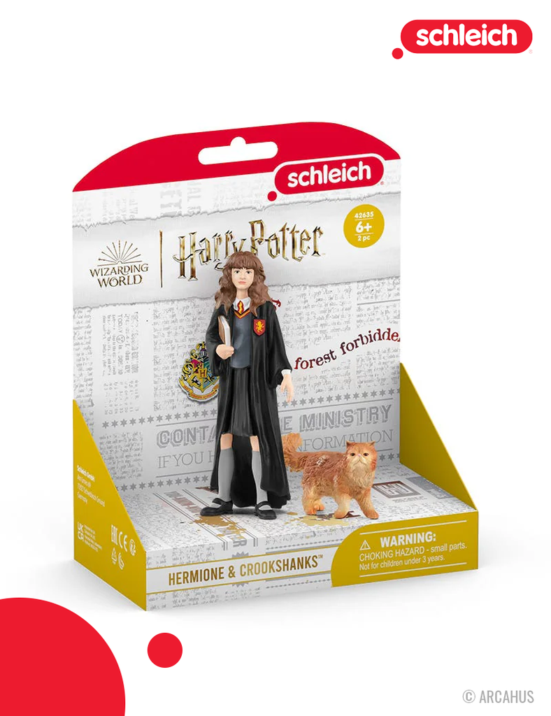 Hermione Granger & Pattenrond - Figurine Schleich Harry Potter Wizarding World