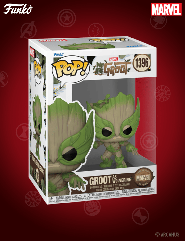 Groot as Wolverine n° 1396 - Figurine Funko POP! Marvel Studios We are Groot