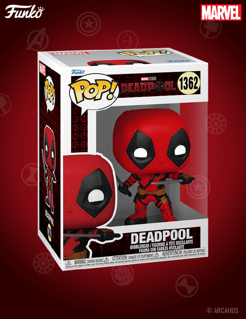 Deadpool n° 1362 - Figurine Funko POP! Marvel Studios Deadpool & Wolverine