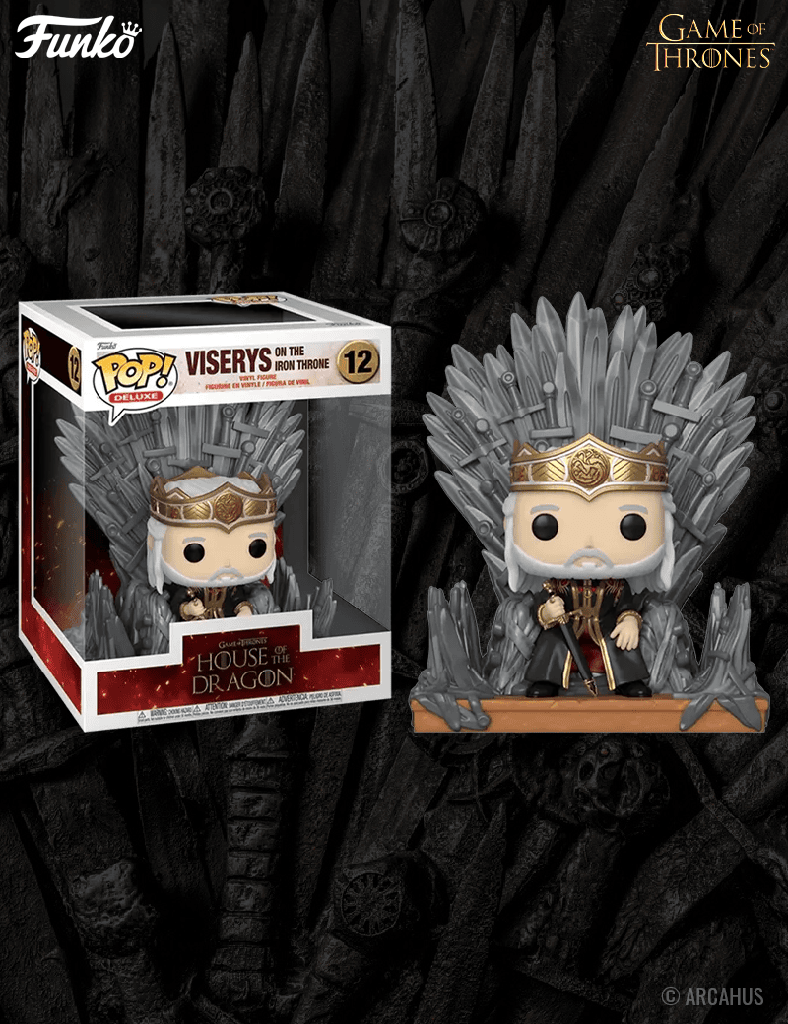 Viserys on the Iron Throne n° 12 - Figurine Funko POP! Deluxe House of the Dragon