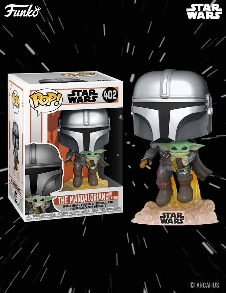 The Mandalorian with the Child n° 402 - Figurine Funko POP! Star Wars The  Mandalorian