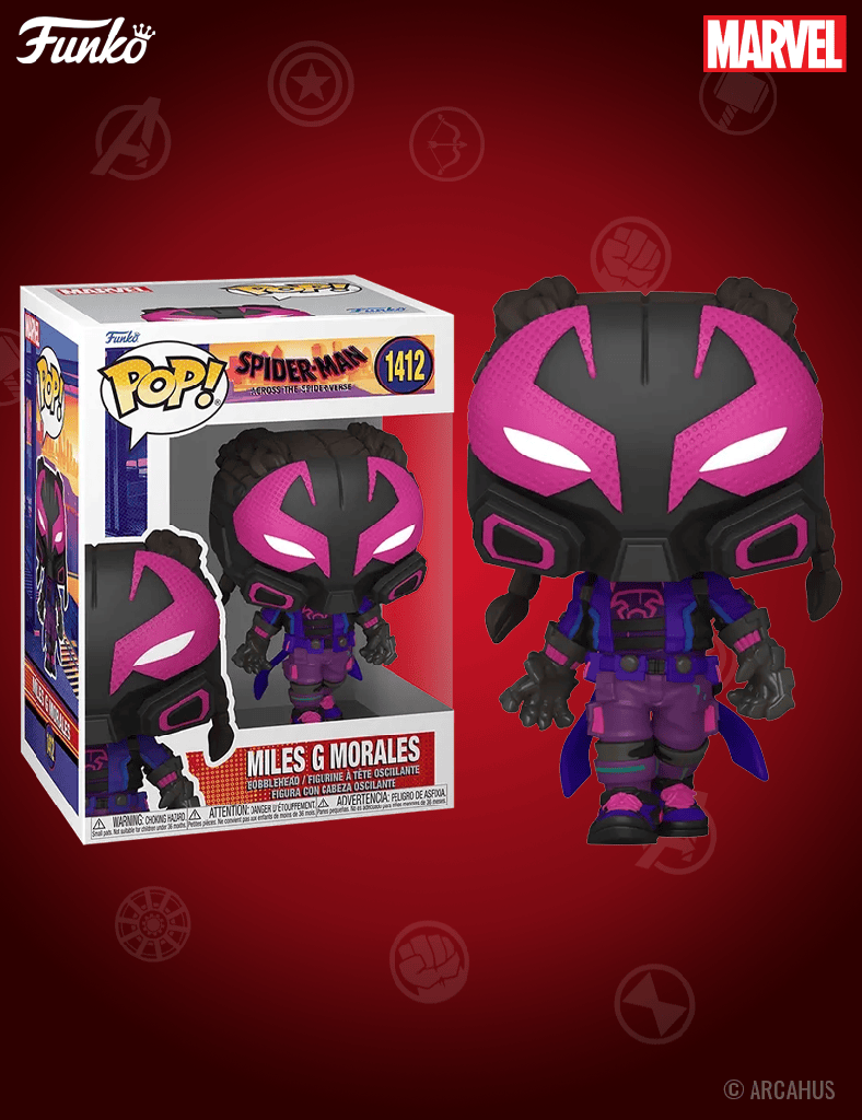 Miles G Morales n° 1412 - Figurine Funko POP! Marvel Studios Spider-Man: Across the Spider-Verse