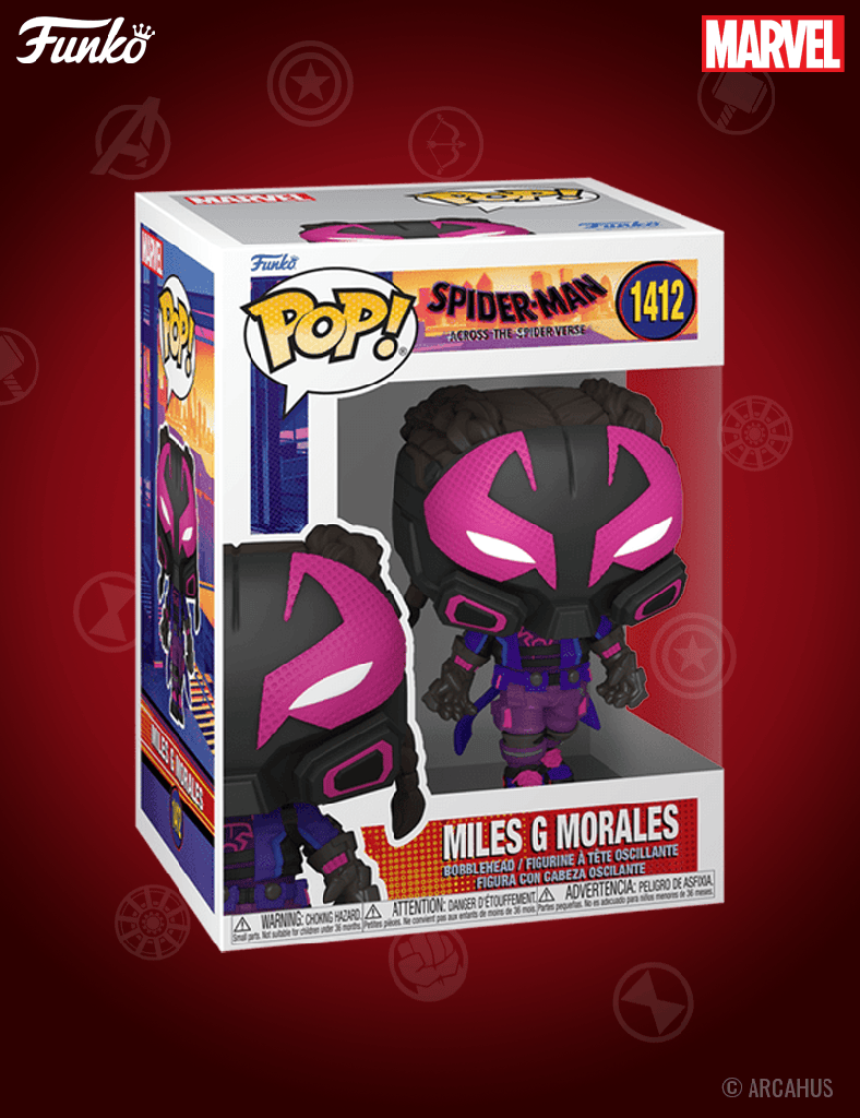 Miles G Morales n° 1412 - Figurine Funko POP! Marvel Studios Spider-Man: Across the Spider-Verse