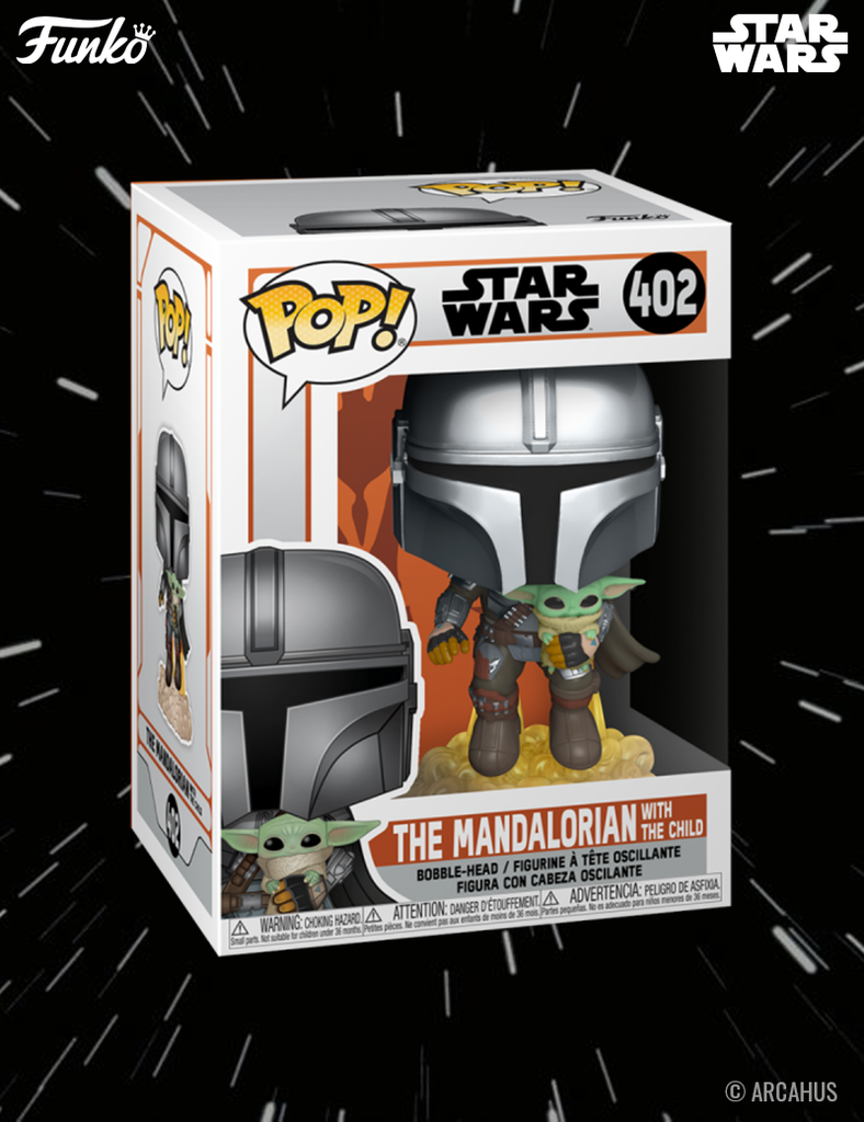 The Mandalorian with the Child n° 402 - Figurine Funko POP! Star Wars The  Mandalorian