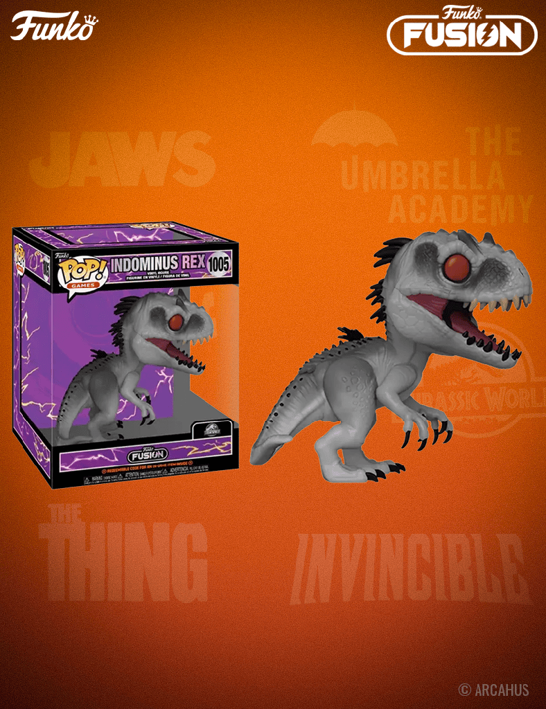 Indominus Rex n° 1005 - Figurine Funko POP! Games Funko Fusion - Jurassic World