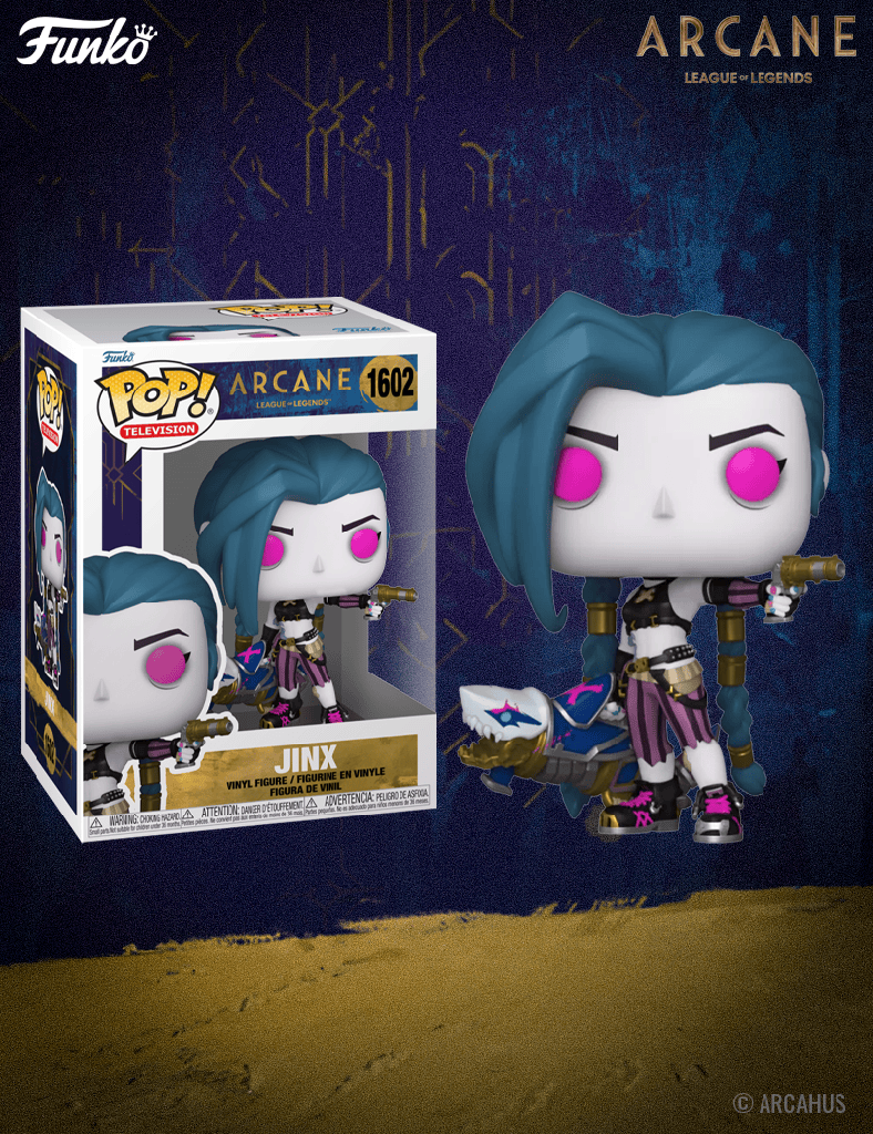 Jinx n° 1602 - Figurine Funko POP! Television Arcane League of Legends