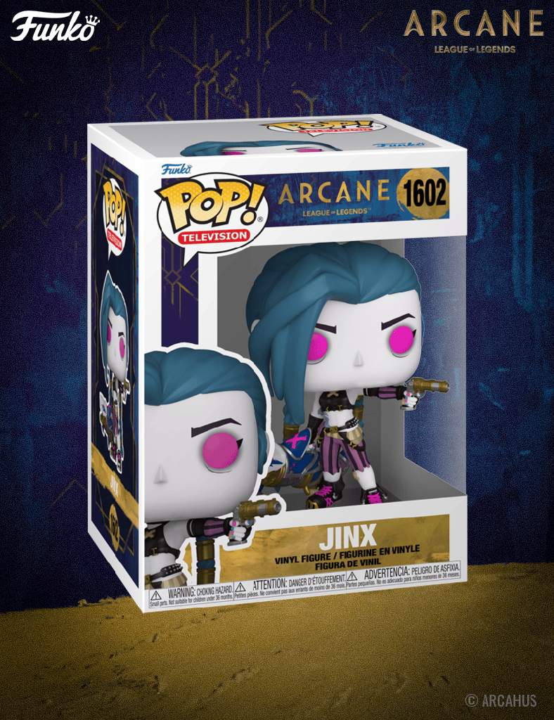 Jinx n° 1602 - Figurine Funko POP! Television Arcane League of Legends