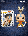 Aang avec Momo n° 534 - Figurine Funko POP! Animation Avatar Le Dernier Maître de l'Air