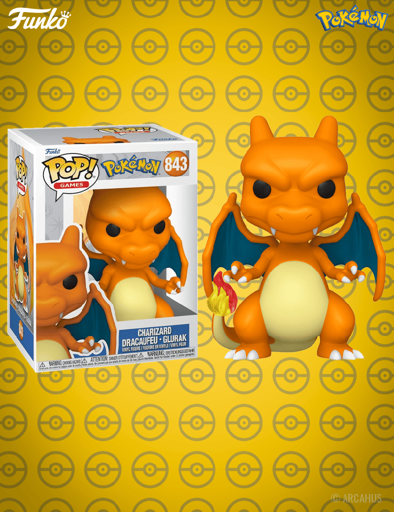 Dracaufeu n° 843 - Figurine Funko POP! Games Pokemon