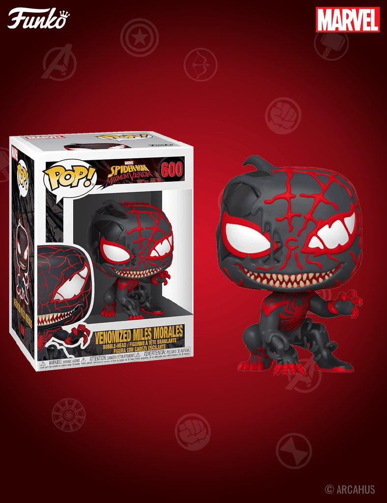 Venomized Miles Morales n° 600 - Figurine Funko POP! Marvel Spider-Man Maximum Venom