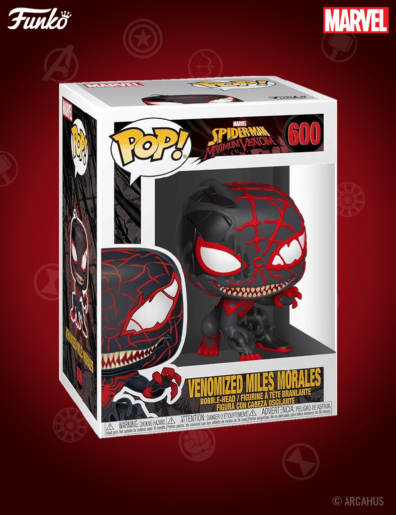 Venomized Miles Morales n° 600 - Figurine Funko POP! Marvel Spider-Man Maximum Venom