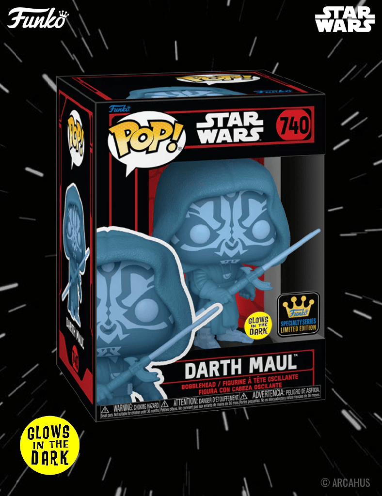 Darth Maul (Glow) n° 740 - Figurine Funko POP! Star Wars Darkside