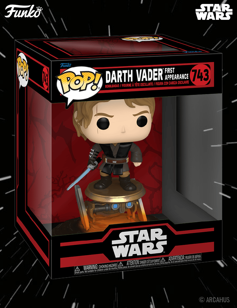 Darth Vader (Première Apparition) n° 743 - Figurine Funko POP! Deluxe Star Wars Darkside