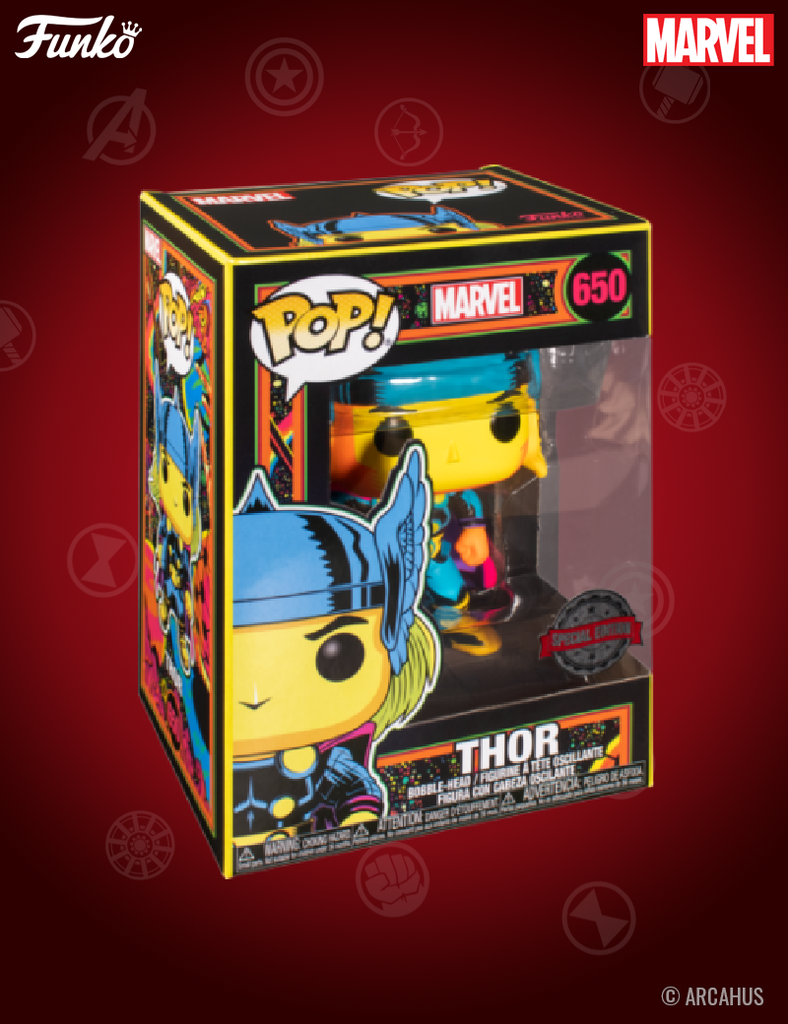 Thor n° 650 - Figurine Funko POP! Marvel Black Light