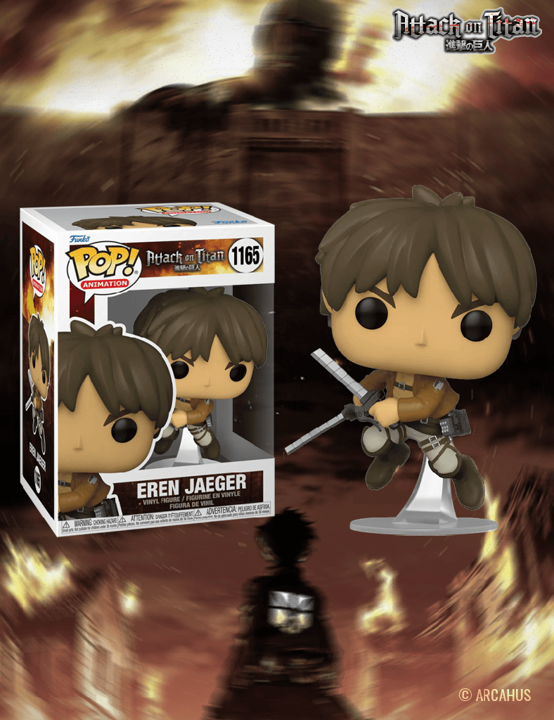 Eren Yeager n° 1165 - Figurine Funko POP! Animation L'Attaque des Titans