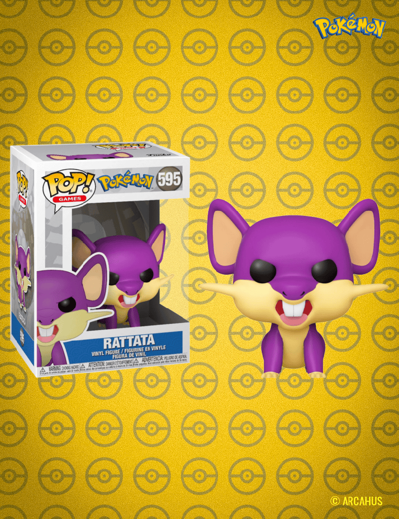 Rattata n° 595 - Figurine Funko POP! Games Pokemon