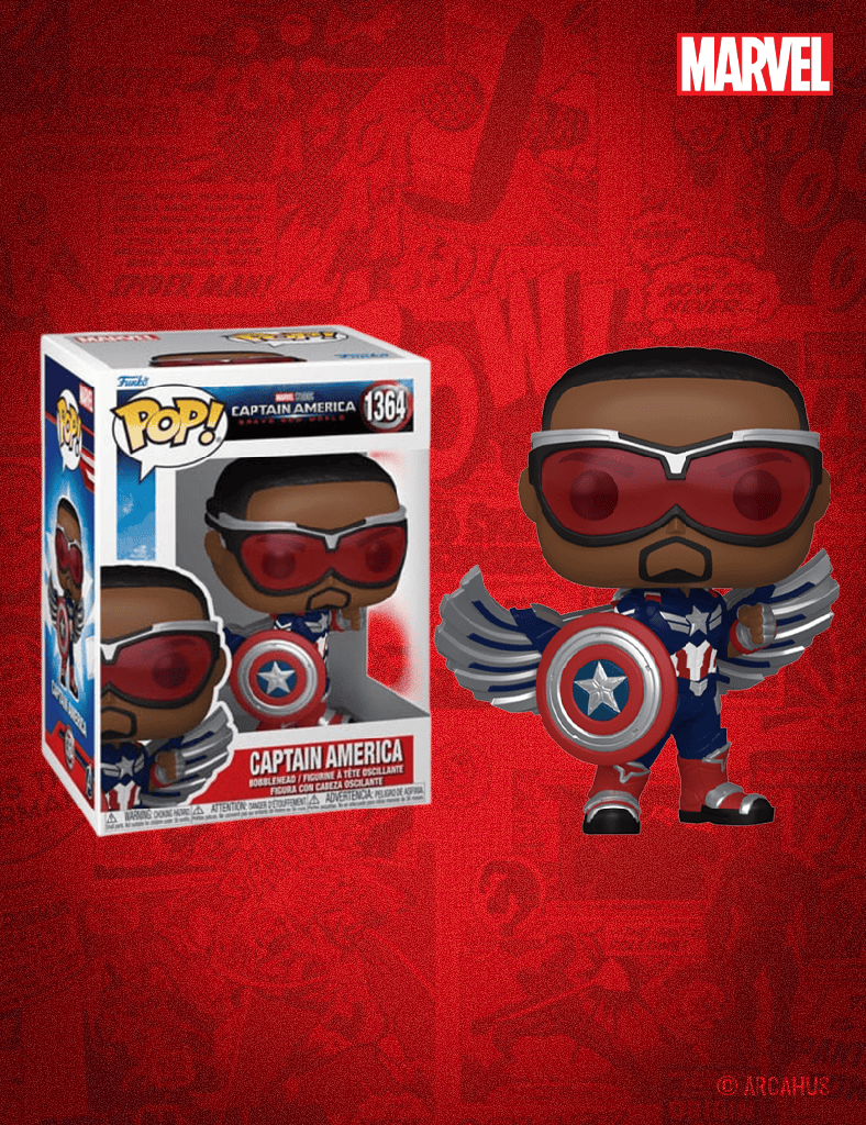 Captain America n° 1364 - Figurine Funko POP! Marvel Studios Captain America Brave New World