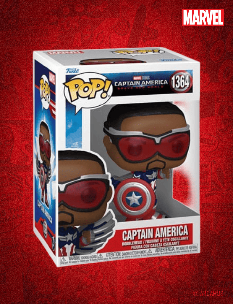 Captain America n° 1364 - Figurine Funko POP! Marvel Studios Captain America Brave New World