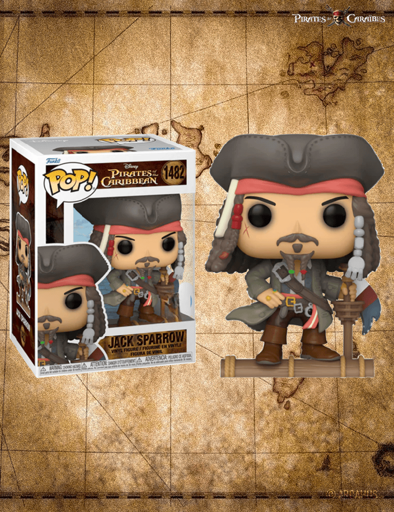 Jack Sparrow n° 1482 - Figurine Funko POP! Pirates des Caraïbes